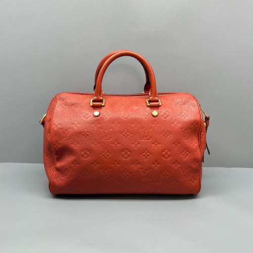 Louis Vuitton Speedy Bandouliere 30 Calfskin Orange