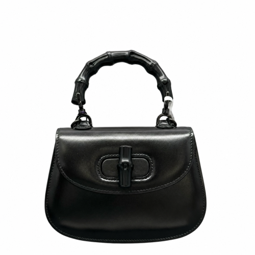 Gucci Bamboo 1947 Mini Calfskin Black