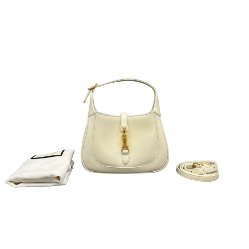 Gucci Mini Jackie 1961 Hobo Calfskin White Gucci Mini Jackie 1961 Hobo Calfskin White