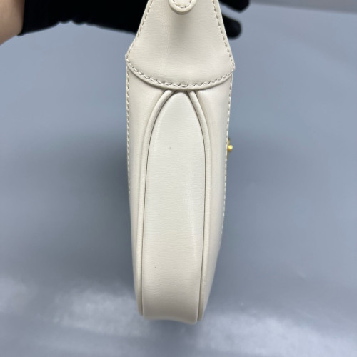 Gucci Mini Jackie 1961 Hobo Calfskin White Gucci Mini Jackie 1961 Hobo Calfskin White