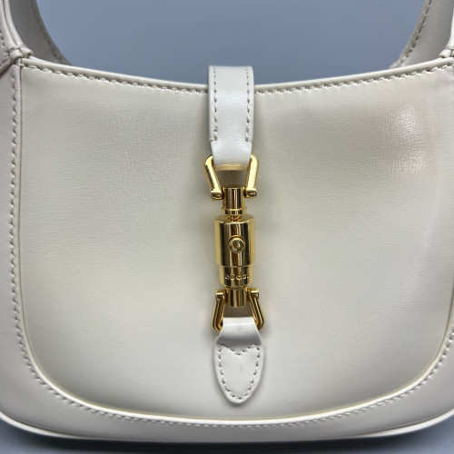 Gucci Mini Jackie 1961 Hobo Calfskin White Gucci Mini Jackie 1961 Hobo Calfskin White