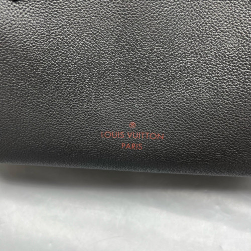 Louis Vuitton On My Side MM Monogram Black Brown Louis Vuitton On My Side MM Monogram Black Brown