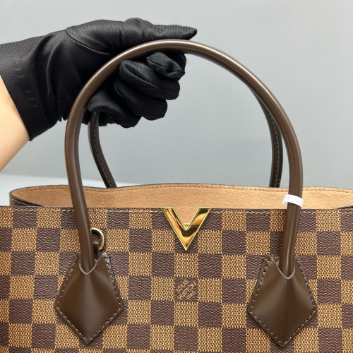 Louis Vuitton Kensington Bowling Bag Damier Brown Louis Vuitton Kensington Bowling Bag Damier Brown