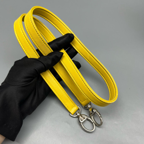 Dior Medium Lady Dior Calfskin Yellow Light Grey