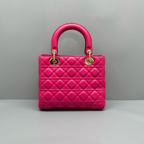 Dior Small Lady Dior Calfskin Fuchsia Dior Small Lady Dior Calfskin Fuchsia