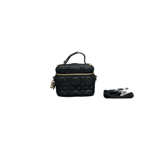 Dior Micro Lady Dior Vanity Case Calfskin Black