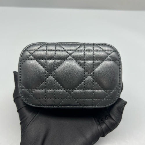 Dior Micro Lady Dior Vanity Case Calfskin Black