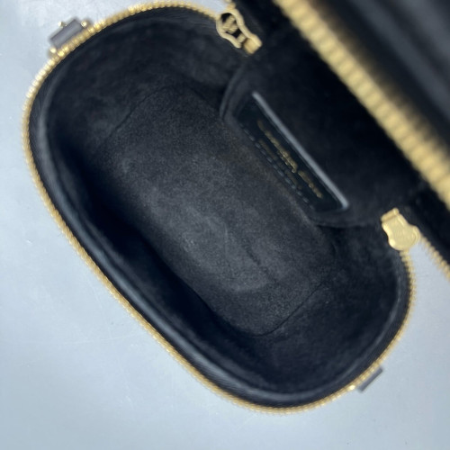 Dior Micro Lady Dior Vanity Case Calfskin Black