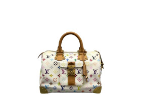 Louis Vuitton Speedy 30 Monogram Multicolor White