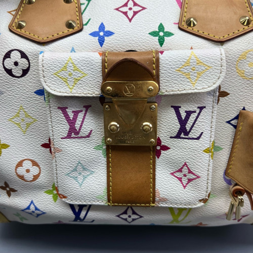 Louis Vuitton Speedy 30 Monogram Multicolor White