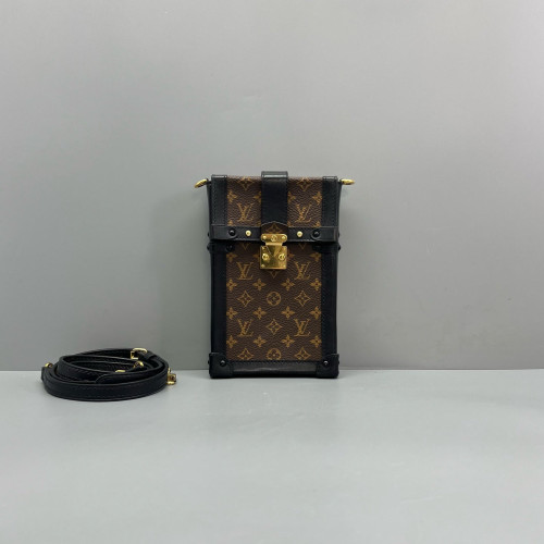 Louis Vuitton Pochette Trunk Verticale Monogram Brown Louis Vuitton Pochette Trunk Verticale Monogram Brown