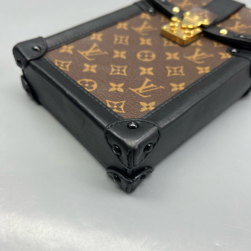 Louis Vuitton Pochette Trunk Verticale Monogram Brown Louis Vuitton Pochette Trunk Verticale Monogram Brown
