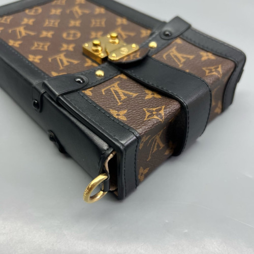 Louis Vuitton Pochette Trunk Verticale Monogram Brown Louis Vuitton Pochette Trunk Verticale Monogram Brown