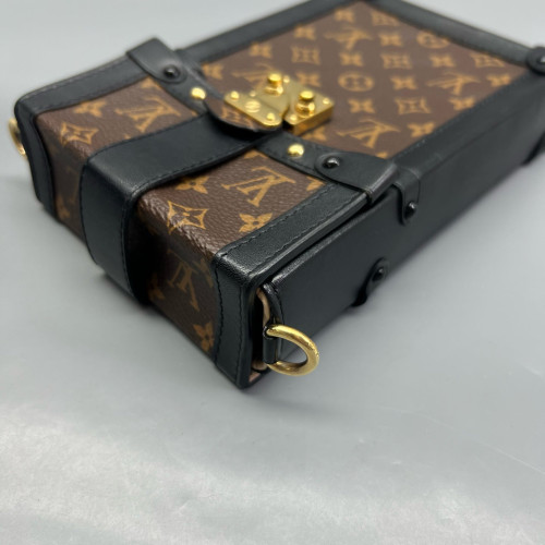Louis Vuitton Pochette Trunk Verticale Monogram Brown Louis Vuitton Pochette Trunk Verticale Monogram Brown