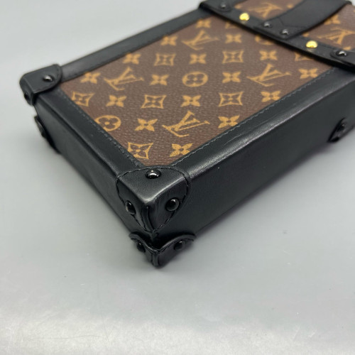 Louis Vuitton Pochette Trunk Verticale Monogram Brown Louis Vuitton Pochette Trunk Verticale Monogram Brown