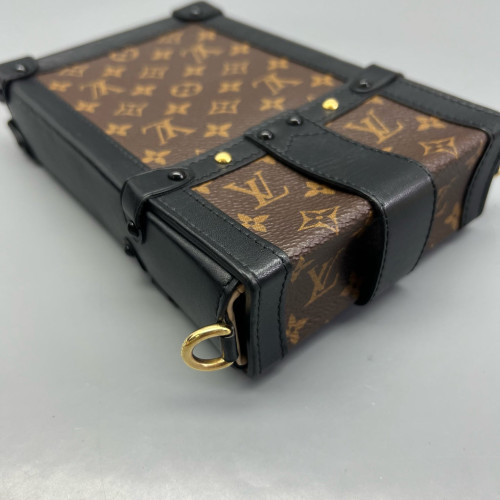 Louis Vuitton Pochette Trunk Verticale Monogram Brown Louis Vuitton Pochette Trunk Verticale Monogram Brown