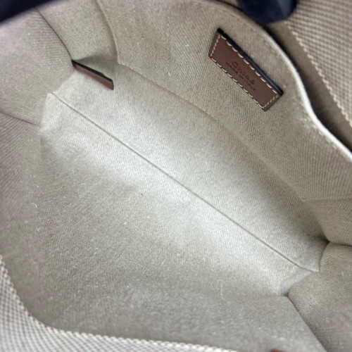 Chloe Small Woody Ribbon Tote Canvas Beige Brown Chloe Small Woody Ribbon Tote Canvas Beige Brown