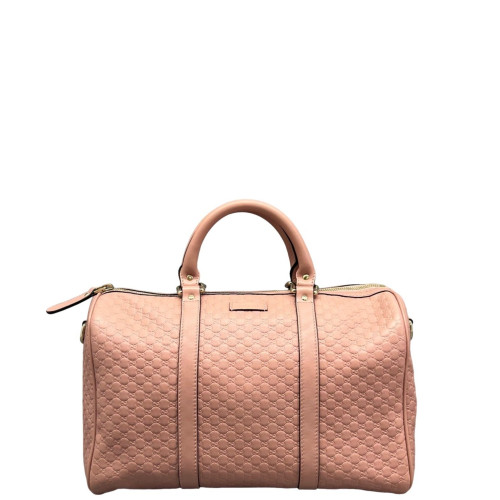 Gucci Boston Bag Guccissima Pink