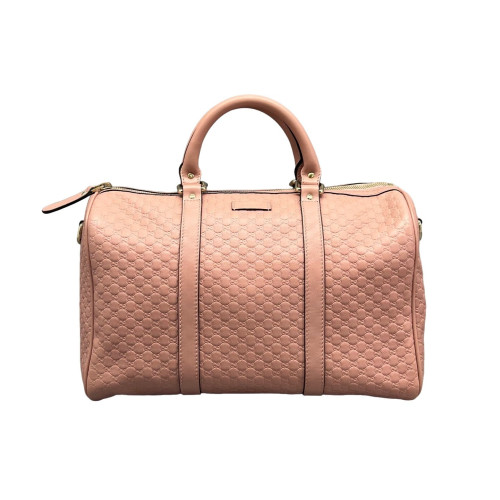 Gucci Boston Bag Guccissima Pink