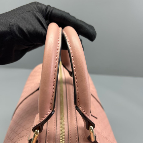 Gucci Boston Bag Guccissima Pink