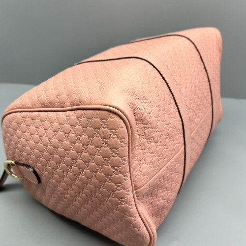 Gucci Boston Bag Guccissima Pink