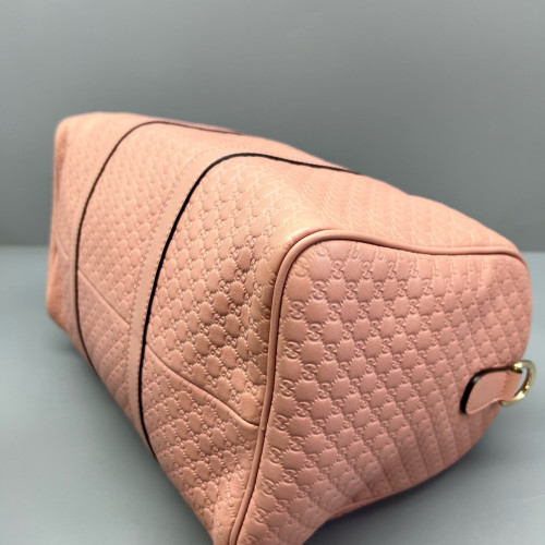 Gucci Boston Bag Guccissima Pink
