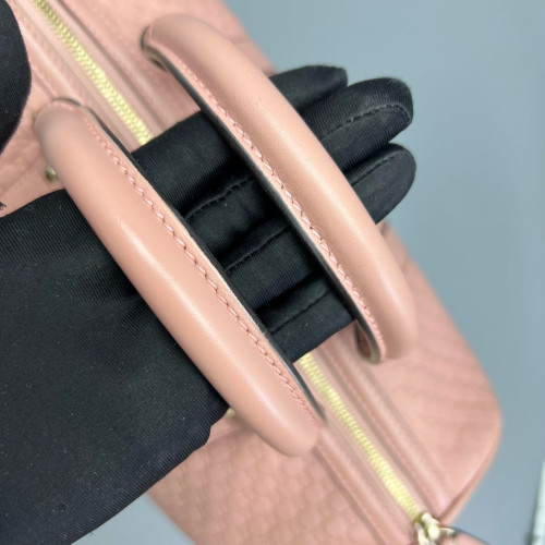 Gucci Boston Bag Guccissima Pink