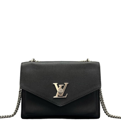 Louis Vuitton Mylockme Chain Bag BB Calfskin Black