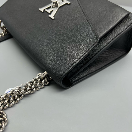 Louis Vuitton Mylockme Chain Bag BB Calfskin Black