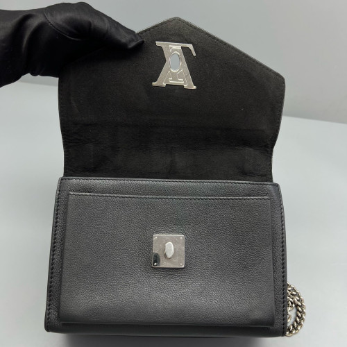 Louis Vuitton Mylockme Chain Bag BB Calfskin Black
