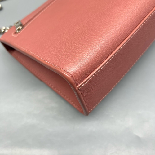 Louis Vuitton Mylockme Chain Bag BB Calfskin Pink Red
