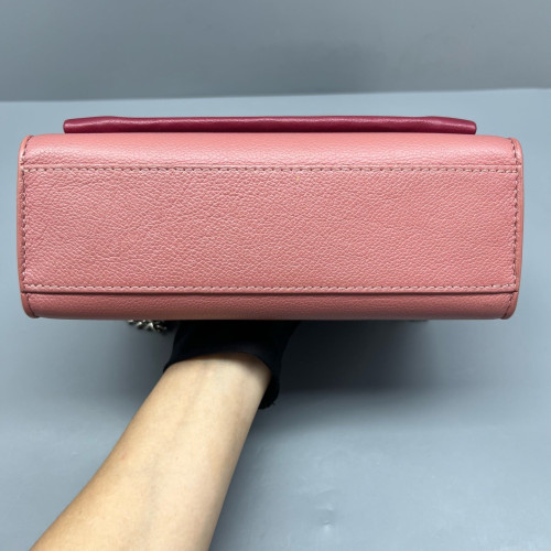 Louis Vuitton Mylockme Chain Bag BB Calfskin Pink Red