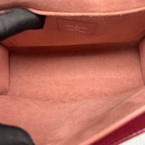 Louis Vuitton Mylockme Chain Bag BB Calfskin Pink Red