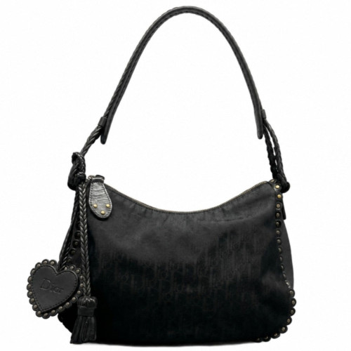 Dior Chain Hobo Calfskin Oblique Black Dior Chain Hobo Calfskin Oblique Black