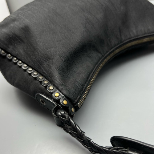 Dior Chain Hobo Calfskin Oblique Black Dior Chain Hobo Calfskin Oblique Black