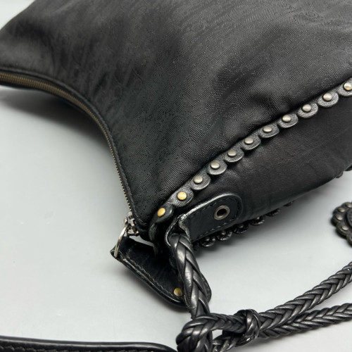 Dior Chain Hobo Calfskin Oblique Black Dior Chain Hobo Calfskin Oblique Black