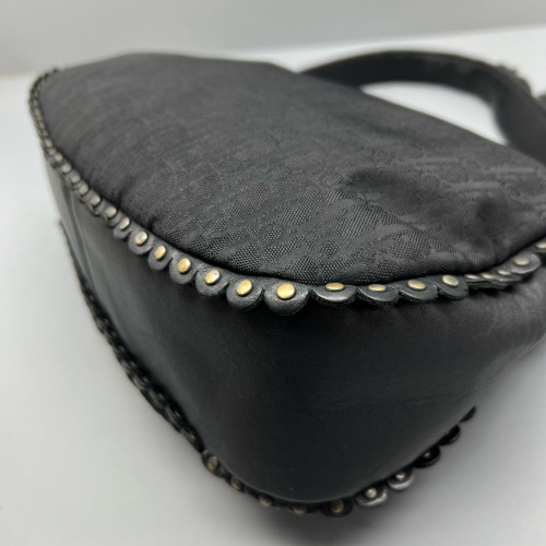 Dior Chain Hobo Calfskin Oblique Black Dior Chain Hobo Calfskin Oblique Black