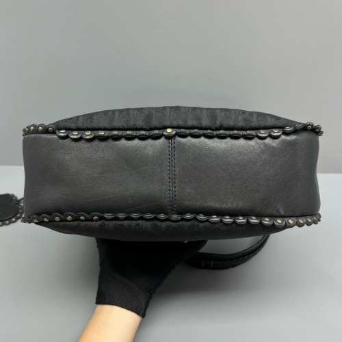 Dior Chain Hobo Calfskin Oblique Black Dior Chain Hobo Calfskin Oblique Black