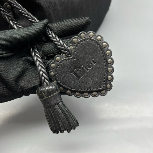 Dior Chain Hobo Calfskin Oblique Black Dior Chain Hobo Calfskin Oblique Black