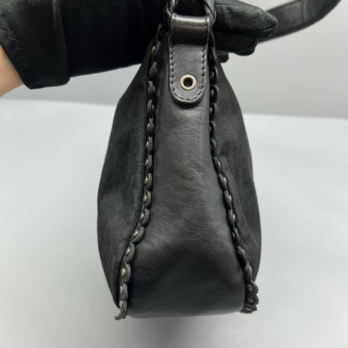 Dior Chain Hobo Calfskin Oblique Black Dior Chain Hobo Calfskin Oblique Black