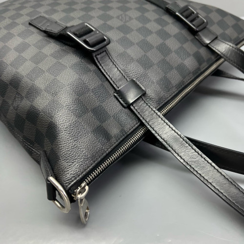 Louis Vuitton Briefcase Damier Graphite Black