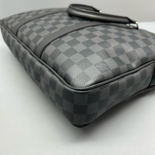 Louis Vuitton Porte Documents Voyage PM Damier Graphite Black