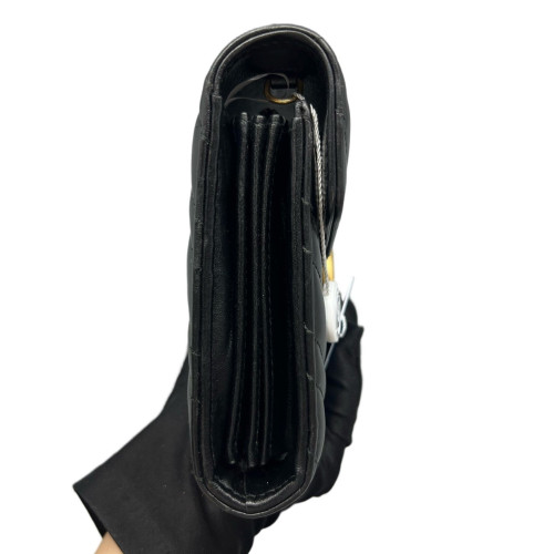 Gucci Matelasse GG Marmont Chain Wallet Calfskin Black