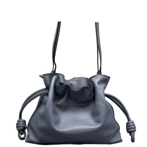 Loewe Medium Flamenco Knot Clutch Calfskin Dusty Blue Loewe Medium Flamenco Knot Clutch Calfskin Dusty Blue