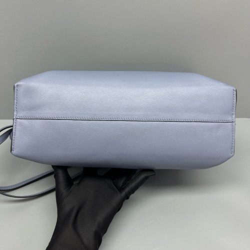 Loewe Medium Flamenco Knot Clutch Calfskin Dusty Blue