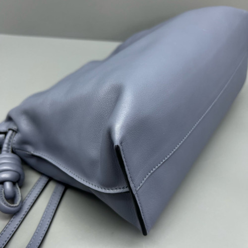 Loewe Medium Flamenco Knot Clutch Calfskin Dusty Blue