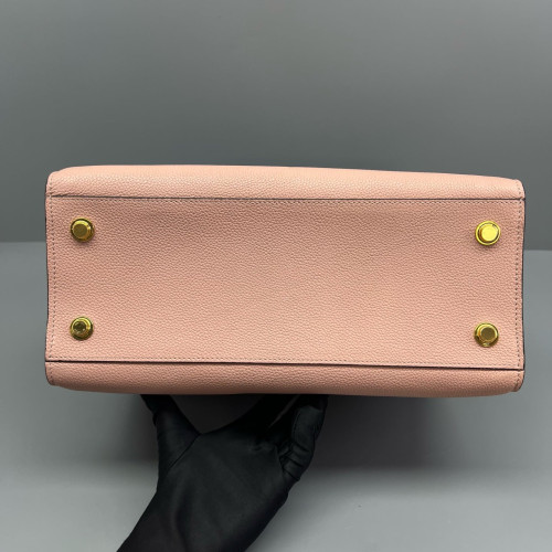 Louis Vuitton City Steamer MM Calfskin Black Pink