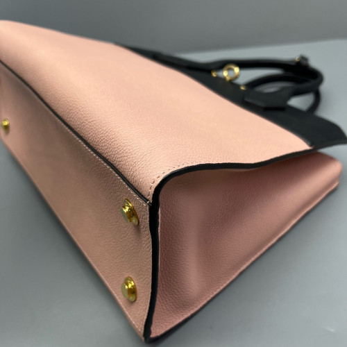 Louis Vuitton City Steamer MM Calfskin Black Pink