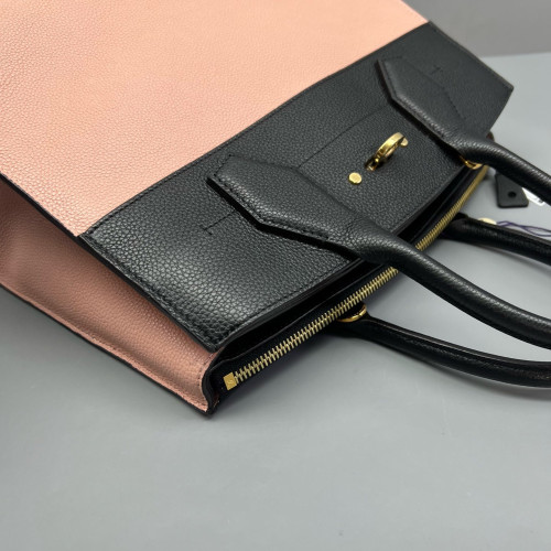 Louis Vuitton City Steamer MM Calfskin Black Pink