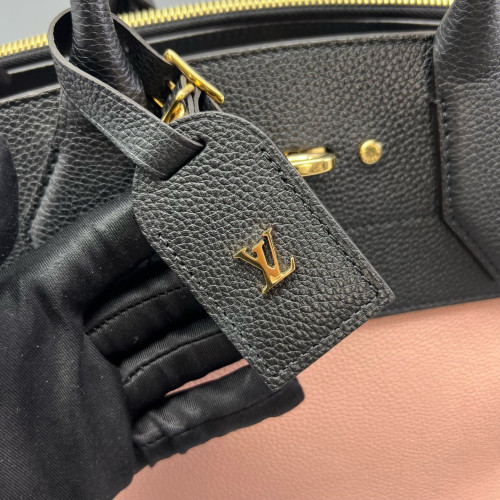 Louis Vuitton City Steamer MM Calfskin Black Pink